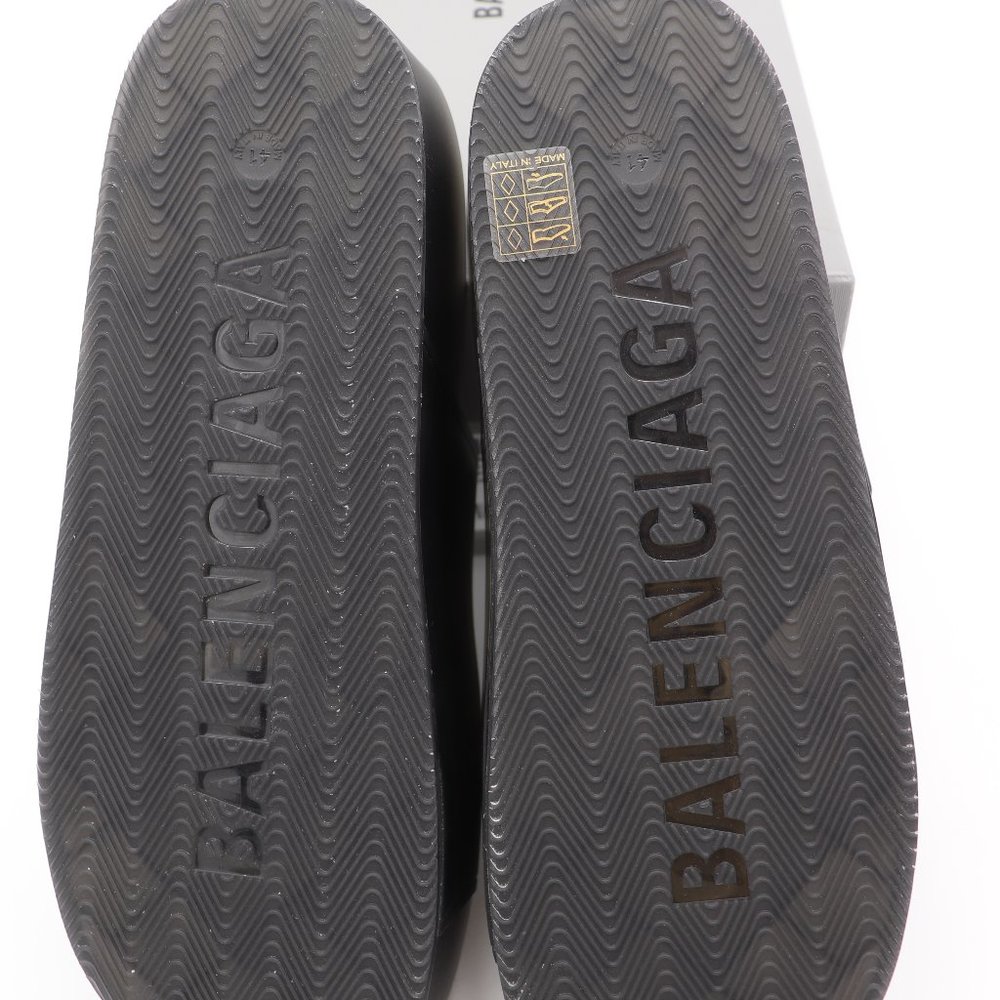NIB Balenciaga Mallorca Platform Buckle Platform Sandals - Picture 7 of 16